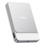Belkin UltraCharge Pro Slim BPD022HQWH magnetyczny powerbank, 10000 mAh, 25 W, srebrny, z wyświetlaczem