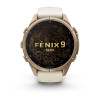 Garmin Fenix 9 Pro 010-04335-26 smartwatch, 43 mm, tytan w kolorze Autumn Gold, kremowo-szary (French Grey) pasek silikonowy