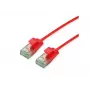 Roline kabel krosowy UTP Cat6A slim 21.45.3412, 0,5 m, czerwony