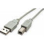 Secomp STANDARD kabel USB 2.0, typ A-B, beżowy, 3 m