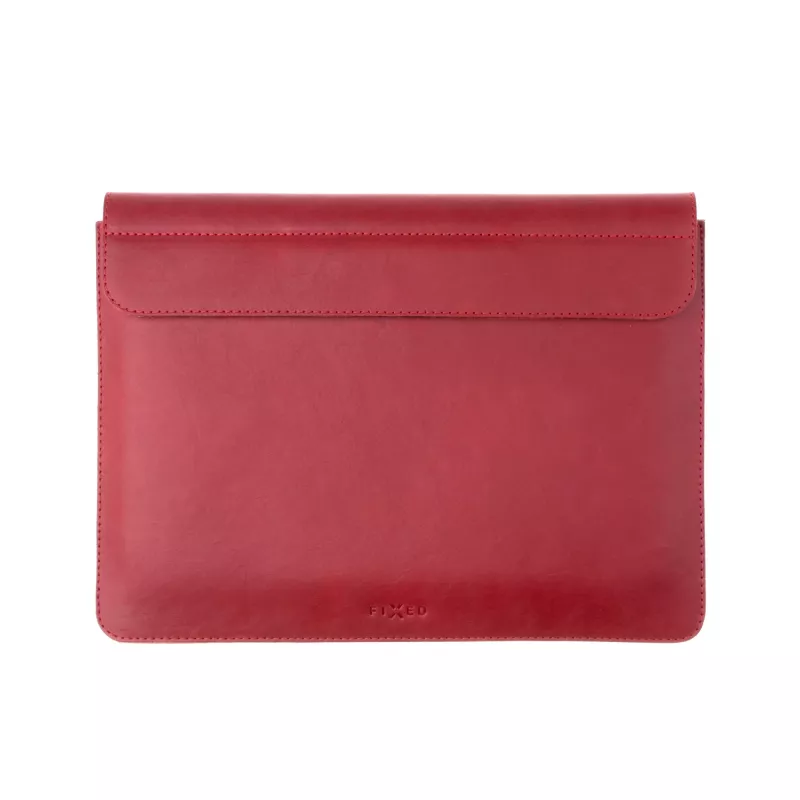 FIXED Oxford FIXOX2-PRO14-RD skórzane etui do Apple MacBook Pro 14 (2021/2023/2024), czerwone