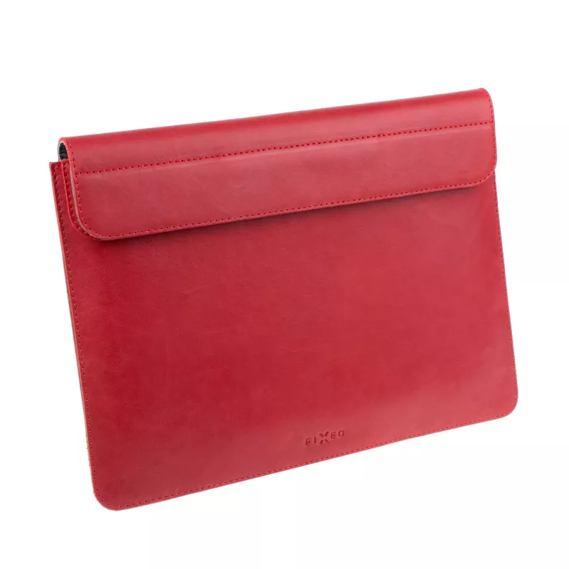 FIXED Oxford FIXOX2-PRO14-RD skórzane etui do Apple MacBook Pro 14 (2021/2023/2024), czerwone