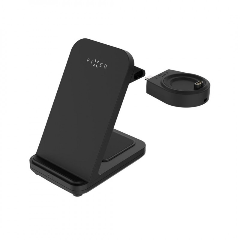 Fixed Powerstation for Garmin ładowarka indukcyjna 3w1, Qi, 18 W, czarna