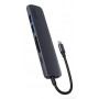 Epico 6in1 Alu Hub 8K USB-C hub, błękitny
