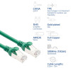 ACT FC2703 kabel krosowy S/FTP CAT6A, 3 m, TPE, ultraelastyczny, z osłonami zapobiegającymi zaczepianiu, złącza RJ45, zielony