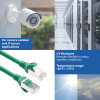 ACT FC2703 kabel krosowy S/FTP CAT6A, 3 m, TPE, ultraelastyczny, z osłonami zapobiegającymi zaczepianiu, złącza RJ45, zielony