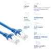 ACT FC2602 ultraelastyczny patchcord CAT6A S/FTP, 2 m, TPE, RJ45, z osłoną zapobiegającą zaczepianiu, niebieski