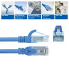 ACT FC1600 ultraelastyczny kabel krosowy CAT6A U/UTP z wtykami RJ45, 0,5 m, TPE, z osłonami zapobiegającymi zaczepianiu, niebieski