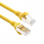 ACT FC2800 patchcord S/FTP CAT6A, 0,5 m, TPE, ultraelastyczny, z osłonami zapobiegającymi zaczepianiu, RJ45, żółty