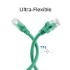 ACT FC1700 kabel krosowy U/UTP CAT6A, TPE, ultraelastyczny, RJ45, 0,5 m, zielony