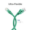 ACT FC1752 kabel krosowy U/UTP CAT6A, TPE, ultraelastyczny, RJ45, 0,25 m, zielony