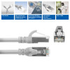 ACT FC2001 CAT6A S/FTP ultraelastyczny kabel krosowy, 1 m, TPE, RJ45 bez zaczepów, szary