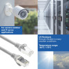 ACT FC2001 CAT6A S/FTP ultraelastyczny kabel krosowy, 1 m, TPE, RJ45 bez zaczepów, szary