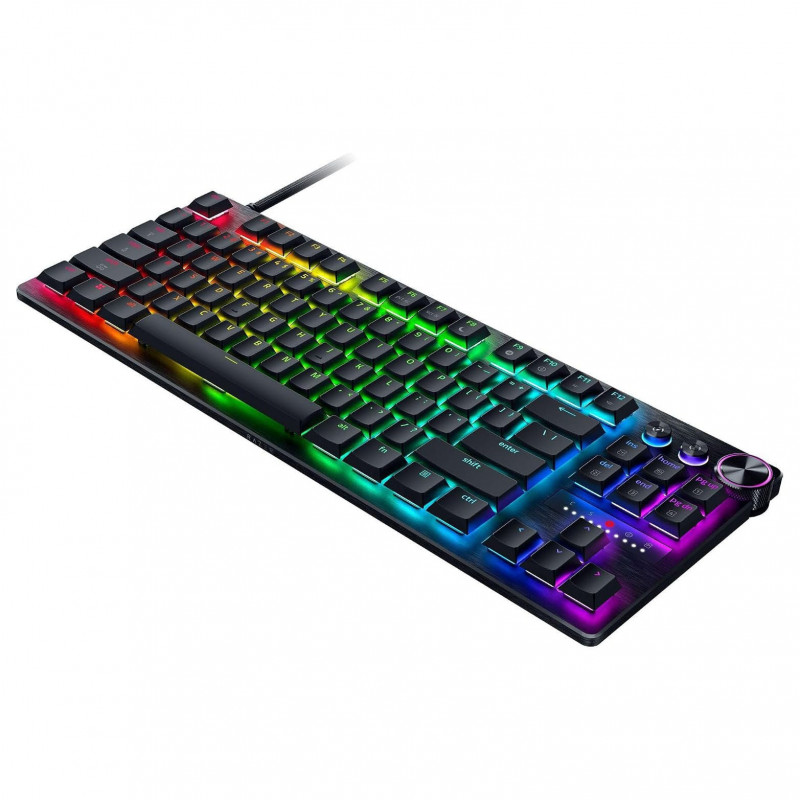 Razer Huntsman V3 Pro Low-Profile TKL klawiatura gamingowa, przełączniki analogowe, układ DE (ISO), czarna
