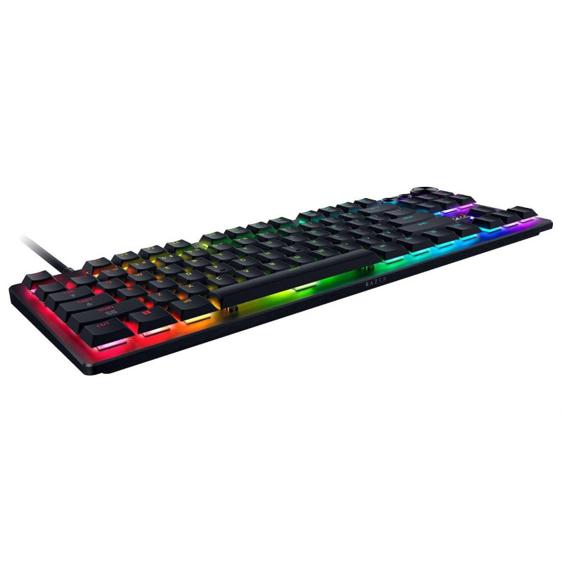 Razer Huntsman V3 Pro Low-Profile TKL klawiatura gamingowa, przełączniki analogowe, układ DE (ISO), czarna