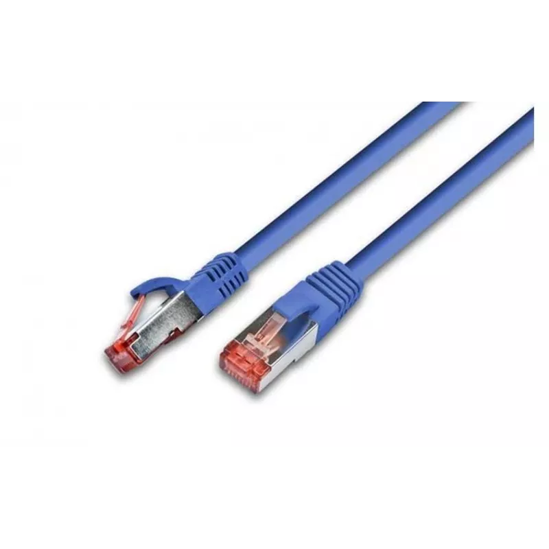 Wirewin Cat6 S/FTP RJ45 patchcord, LSZH, dożywotnia gwarancja, niebieski (PKW-PIMF-KAT6 15.0 BL)
