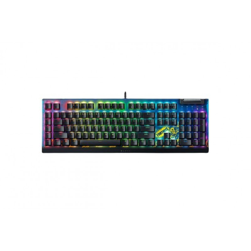 Klawiatura do gier Razer BlackWidow V4 X Fortnite Edition, USB, układ angielski (US)