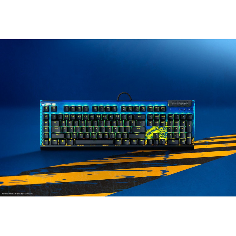Klawiatura do gier Razer BlackWidow V4 X Fortnite Edition, USB, układ angielski (US)