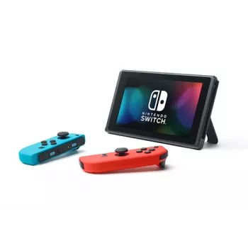 Nintendo Switch (nowy zmodyfikowany model) przenośna konsola do gier, czarna / niebieska / czerwona, 15,8 cm (6,2 cala), 32 GB, Wi-Fi