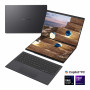 Asus Zenbook Duo UX8407AA-SN094X 14-calowy laptop, ekran dotykowy OLED, Intel Core Ultra 9 378H, 32 GB LPDDR5X, 2000 GB SSD, Windows 11 Home, Moher Gray