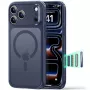 ESR Classic Hybrid MagSafe etui na iPhone 17 Pro / 18 Pro, matowe niebieskie