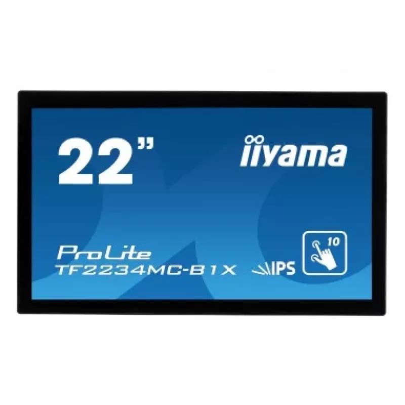 iiyama TF2234MC-B1X monitor 21,5″ (55,9 cm), 16:9, dotykowy multi-touch, DVI