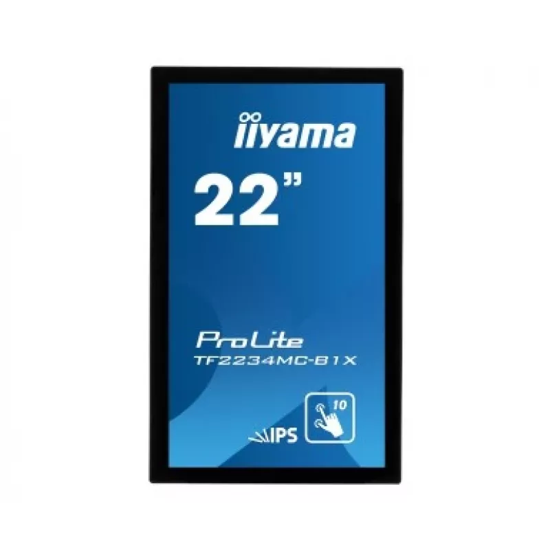 iiyama TF2234MC-B1X monitor 21,5″ (55,9 cm), 16:9, dotykowy multi-touch, DVI