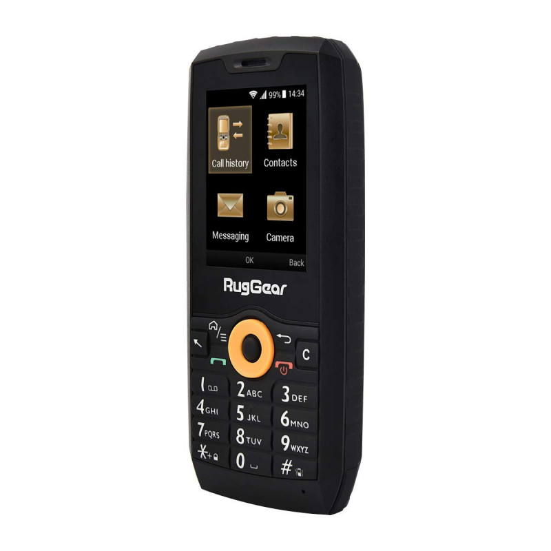 RugGear RG150 wytrzymały telefon z klawiaturą, Dual SIM, czarny