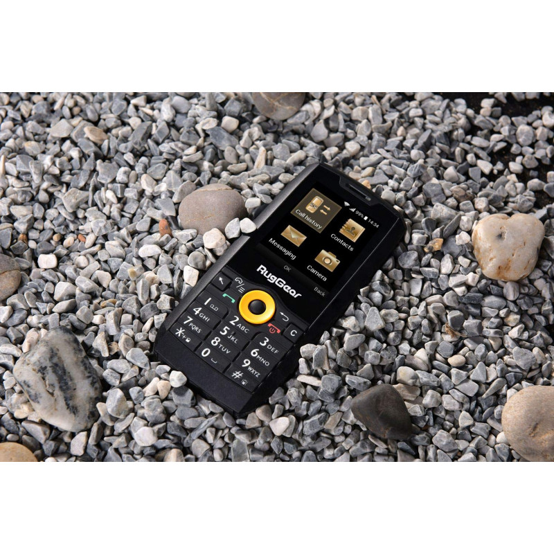 RugGear RG150 wytrzymały telefon z klawiaturą, Dual SIM, czarny