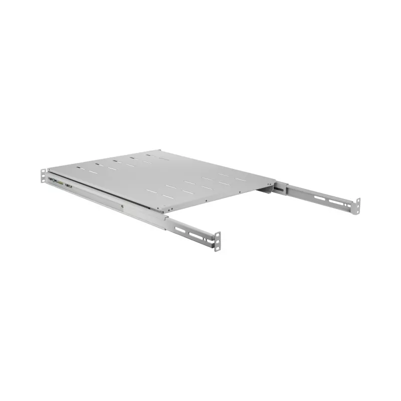 EFB Elektronik 691651NAGR.68 19″ 1U półka wysuwana, głębokość montażowa 378–612 mm, 30 kg, RAL 7035