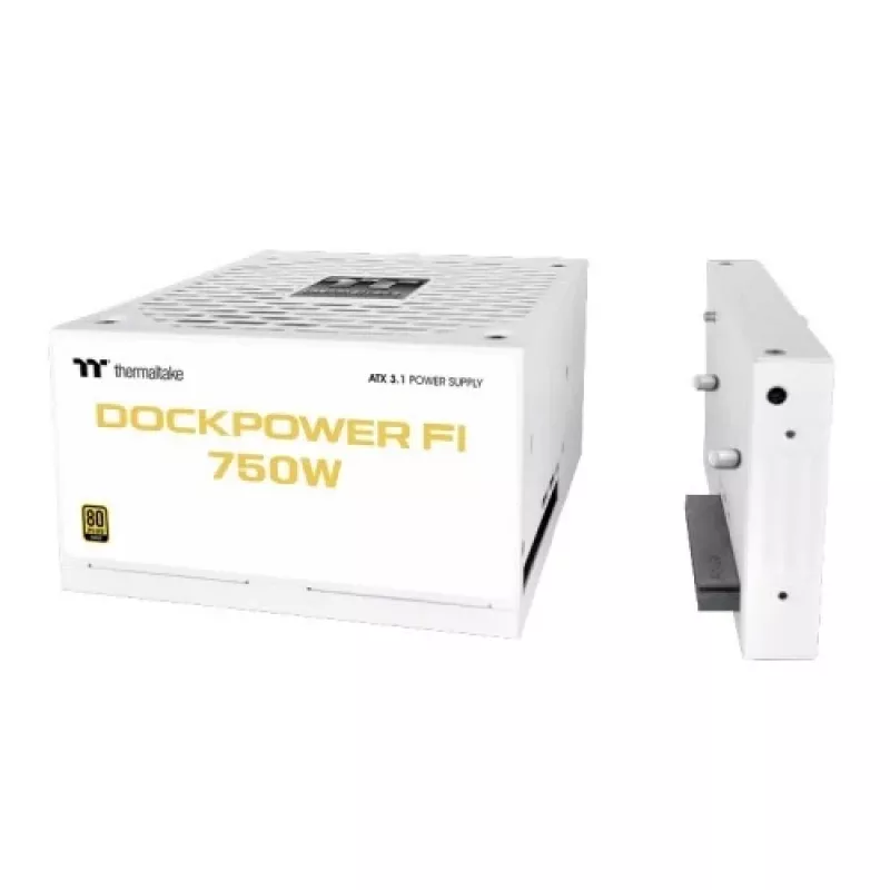 Thermaltake Dockpower FI 750W zasilacz komputerowy, 80 PLUS Gold, modularny, biały