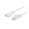 Lanberg PCU5-20CC-0050-W patchcord CAT.5E UTP, 0,5 m, biały (10 szt.)