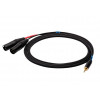 SSQ MIXLR1 SS-1816 kabel audio, wtyk Jack stereo 3,5 mm – 2x XLR, 1 m, czarny