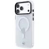 BMW etui Sign Frosted IML & Metal Logo MagSafe do iPhone 18 Pro Max / 17 Pro Max, przezroczyste