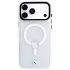BMW etui Sign Frosted IML & Metal Logo MagSafe do iPhone 18 Pro Max / 17 Pro Max, przezroczyste
