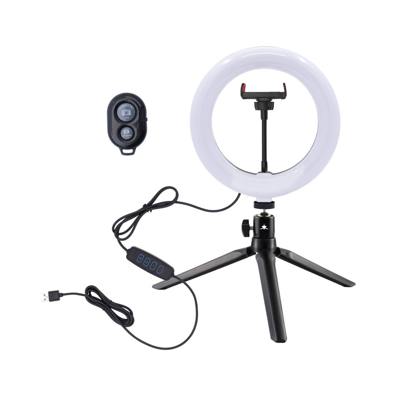 White Shark RL-08 MOONLIGHT-2 lampa pierścieniowa LED, 21 cm
