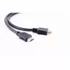 Wentronic 77473-E kabel HDMI, 3 m, 3D, Ethernet, 4K 60 Hz, pozłacany