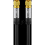 Wentronic 70661 kabel przyłączeniowy antenowy, F, 135 dB, 4x ekranowany, 1 m