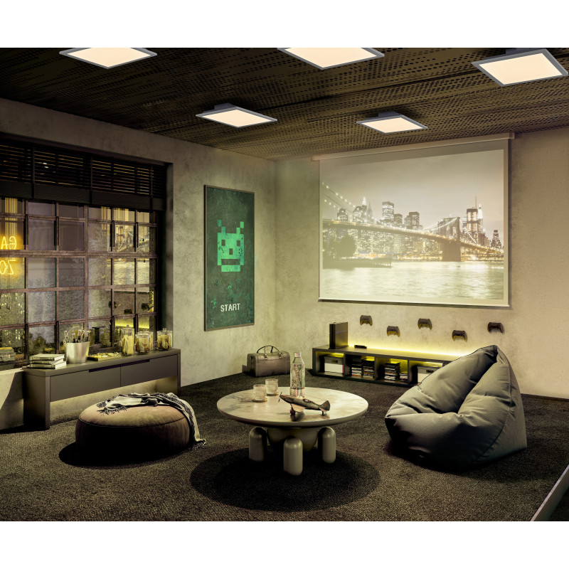 Osram SMART+ WiFi Planon Magic Panel 450x450 mm inteligentny panel świetlny, RGB+TW, ściemnialny, 24 W, biały
