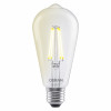 Osram SMART+ MATTER Dimmable Classic Edison 60 827 E27 inteligentna żarówka, 6 W, ciepła biel, Wi-Fi