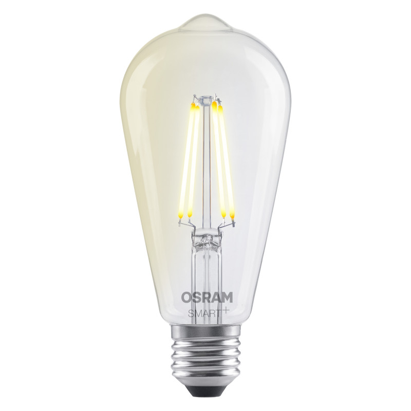 Osram SMART+ MATTER Dimmable Classic Edison 60 827 E27 inteligentna żarówka, 6 W, ciepła biel, Wi-Fi