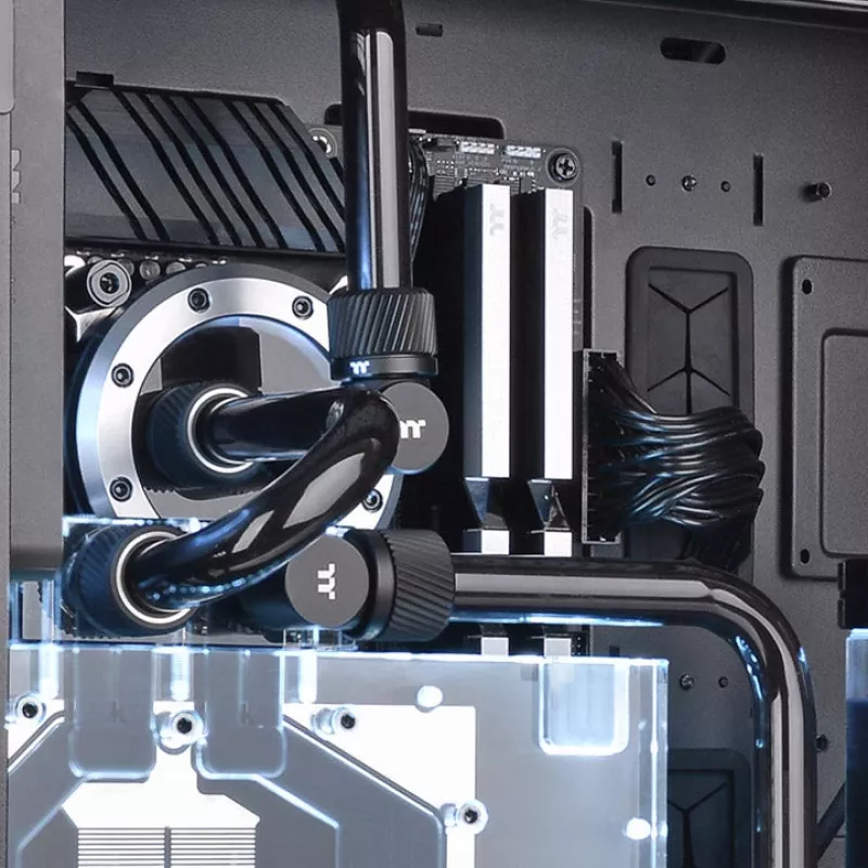 Thermaltake Pacific SF CL-W389-CA16MK-A złączka zaciskowa do sztywnej rury 16 mm OD, matowa czarna