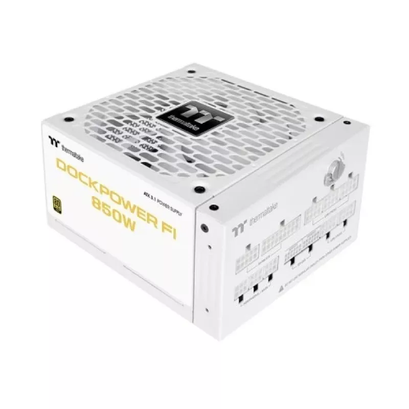 Thermaltake Dockpower FI 850 W zasilacz komputerowy, ATX 3.1, 80 PLUS Gold, śnieżnobiały