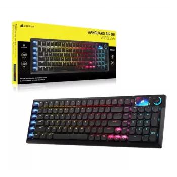 Corsair VANGUARD AIR 99 WL CH-91HA01B-NA klawiatura gamingowa, czarna