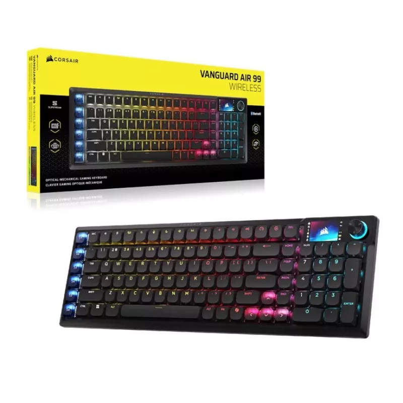 Corsair VANGUARD AIR 99 WL CH-91HA01B-NA klawiatura gamingowa, czarna