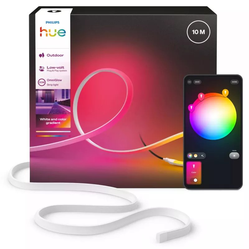 Philips Hue OmniGlow zewnętrzna taśma świetlna, 10 m, EU