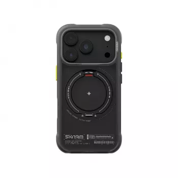 Skinarma Atlas etui do iPhone 18 Pro / 17 Pro z MagSafe i obrotową podstawką, czarne