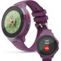 Hama 00178670 smartwatch dla dzieci z GPS, przyciskiem SOS i funkcją połączeń, jagodowy