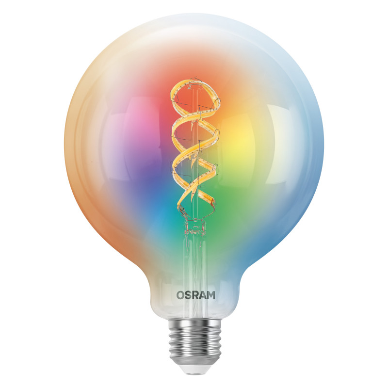 Osram SMART+ MATTER Filament Multicolor Classic Globe 125 40 inteligentna żarówka, E27, 4,8 W, RGBW, Wi-Fi
