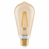 Osram SMART+ MATTER Filament Dimmable Classic Edison 53 824 inteligentna żarówka, złota, E27, 6 W, ciepła biel, Wi-Fi